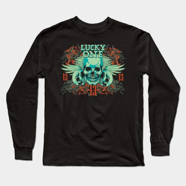 Lucky One Long Sleeve T-Shirt by JakeRhodes